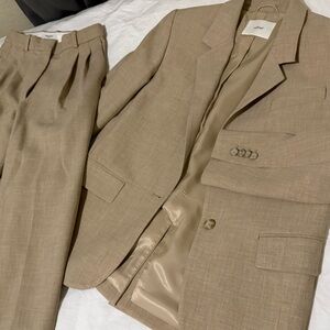 Aritzia agency blazer and pants set